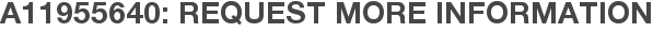 A11955640: Request More Information